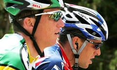 Tyler Hamilton and Lance Armstrong