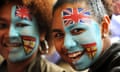 Fiji fans at the 2011 rugby world cup