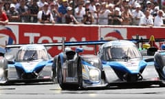 Peugeot Sport cars took first and second at the 2009 Le Mans 24-hour race