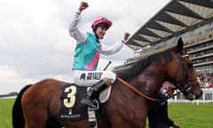 Frankel and Tom Queally at Royal Ascot 2012