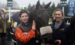 Long Run in the winner's enclosure