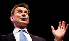 Culture secretary Jeremy Hunt