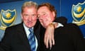 Milan Mandaric, left, and Harry Redknapp had a turbulent but successful relationship at Portsmouth