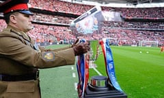 The League Cup on show at Wembley