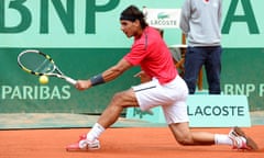 Rafael Nadal at the French Open