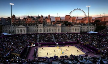 Brazil versus Norway Beach Volleyball