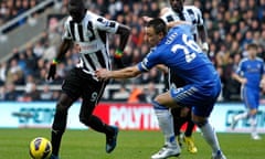 John Terry and Papiss Demba Cissé, Newcastle United v Chelsea