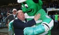 Yeovil Town's manager Gary Johnson