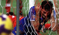 Zaynitdin Tadjiyev, a former Uzbekistan forward, during a World Cup qualifying match