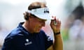 Phil Mickelson during the final round of the US PGA Championship