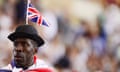 Dwain Chambers celebrates Great Britain's bronze medal