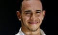 Lewis Hamilton celebrates becoming the first Briton for 43 years to win two world titles.