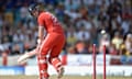 Ben Stokes is bowled by Krishmar Santokie during England's recent Twenty20 win against West Indies
