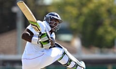 Michael Carberry in action for England during the recent Ashes series in Australia