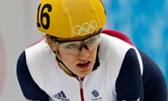 Great Britain's Elise Christie, speed skater