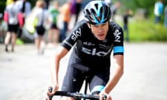 Chris Froome in Tour de France action
