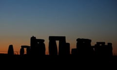 Stonehenge at sunset