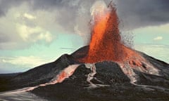 Pu'u O'o volcano eruption