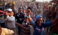 Fans in Soweto, Johannesburg