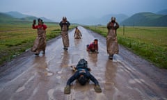 Devout pilgrims, Tibet