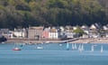 The Griffin overlooks a bay skirting the entrance to Milford Haven