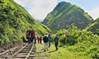 Trail Ecuador train: Scenery from the train, Riobamba to Alausi, Ecuador