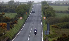 Heading down to Hillberry Corner, Isle of Man