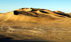 The Sahara desert in Libya