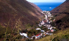 St Helena (in the South Atlantic)