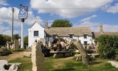 Square and Compass pub, Dorset, England