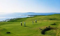 Playing golf in Kerry, Ireland