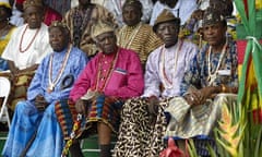 Buea tribe leaders in Cameroon