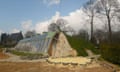 Earthship eco-gite, Normandy, France