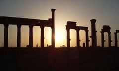 Roman arches in Palmyra, Syria