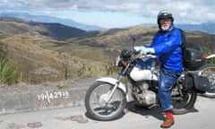 Simon Gandolfi on his motorbike tour of South and Central America