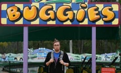 Danny Wallace at Aussie World Bizzy Buggies