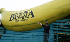 Danny Wallace at The Big Banana, Coffs Harbour, Australia