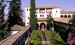 Court of the Long Pond at the Alhambra in Granada