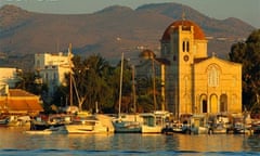 Sail boats in Greece