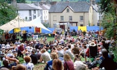 Open-air jazz in Brecon