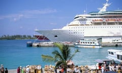 Cruise Ship in Nassau, Bahamas