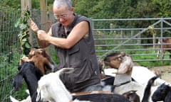 Ruth Bowen and goats