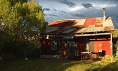 One of the shacks built from salvaged materials at Wedge, Australia