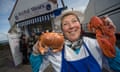 Joyful West's shellfish bar, Sheringham