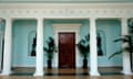 The entrance hall or vestibule at Croome Court in Croome Park