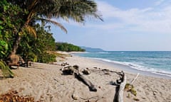 The Nicoya peninsula in Costa Rica