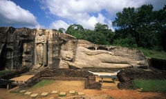 Body beautiful … discover a reclining Buddha in Sri Lanka.