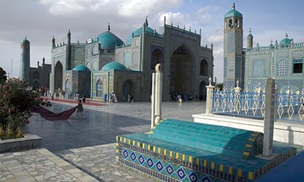 Blue Mosque in Mazar-i-Sharif, Afghanistan