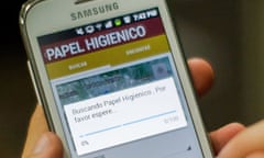 Phone app to combat supply shortages in Venezuela