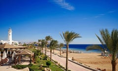 Beach at Sharm el-Sheikh, Egypt